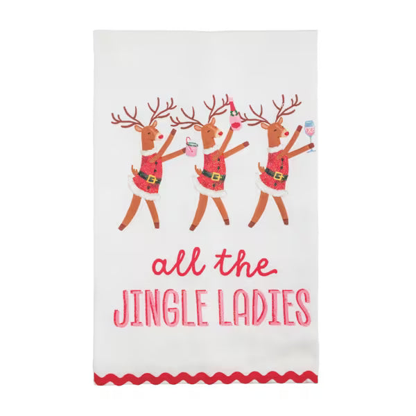 All The Jingle Ladies Hand Towel