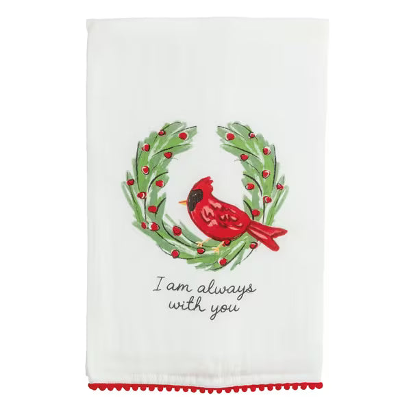 Always With You Cardinal Hand Towel