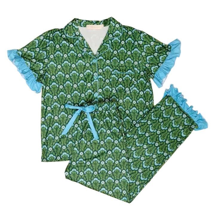 Everbloom Forest Green PJ Set