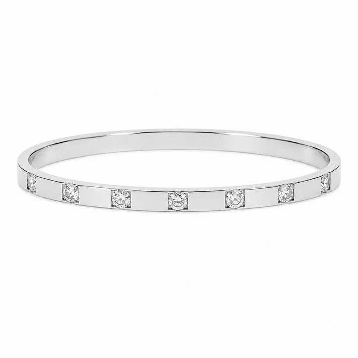 St. Barth's Silver Celestial Bangle