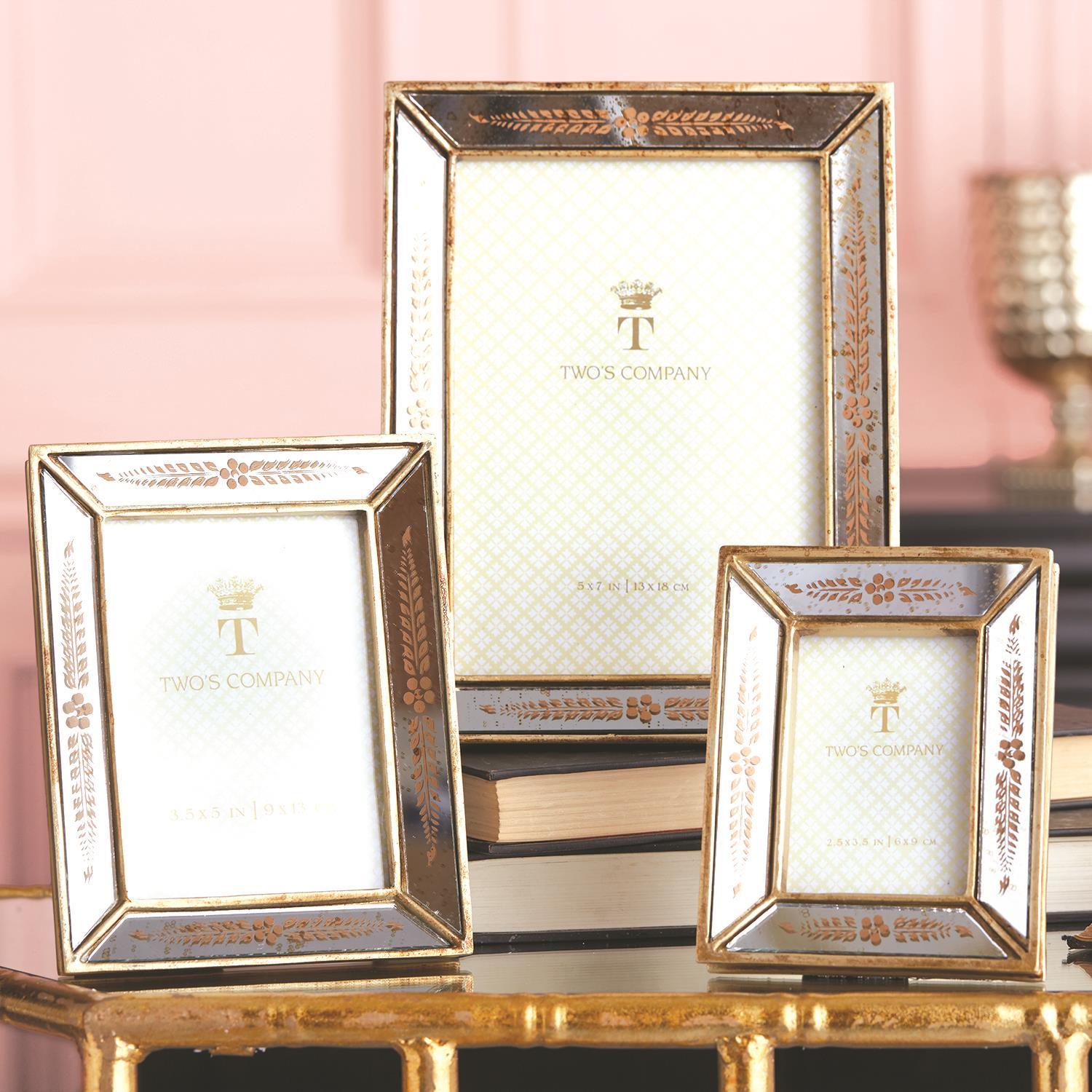 Gold Leaf Photo Frames