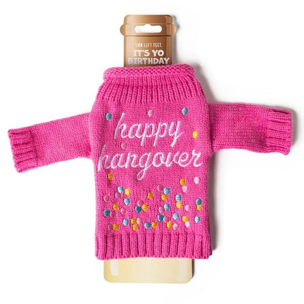 Happy Hangover Wine Bottle Sweater