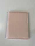 Pink Faux Leather Passport Cover