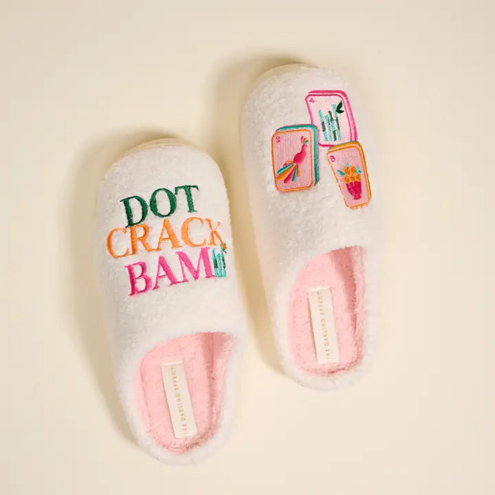 Fuzzy Slippers–Dot Crack Bam