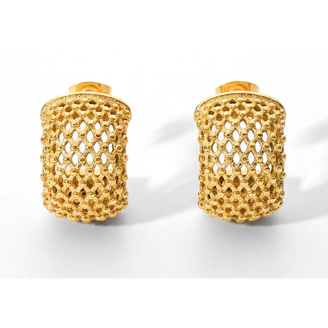 Aubrey Adele Lattice Hoops