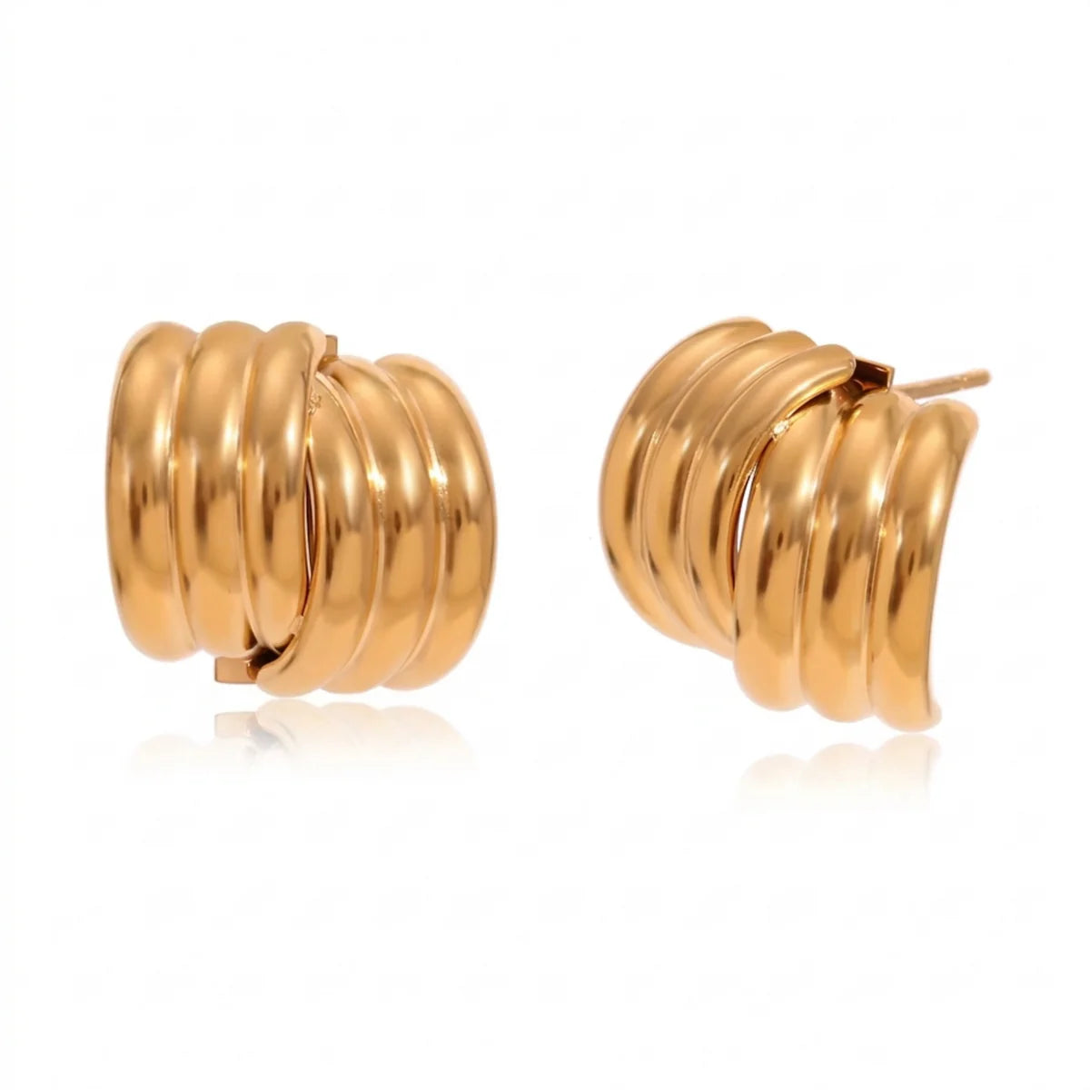 Aubrey Adele Heirloom Ribbed Earrings