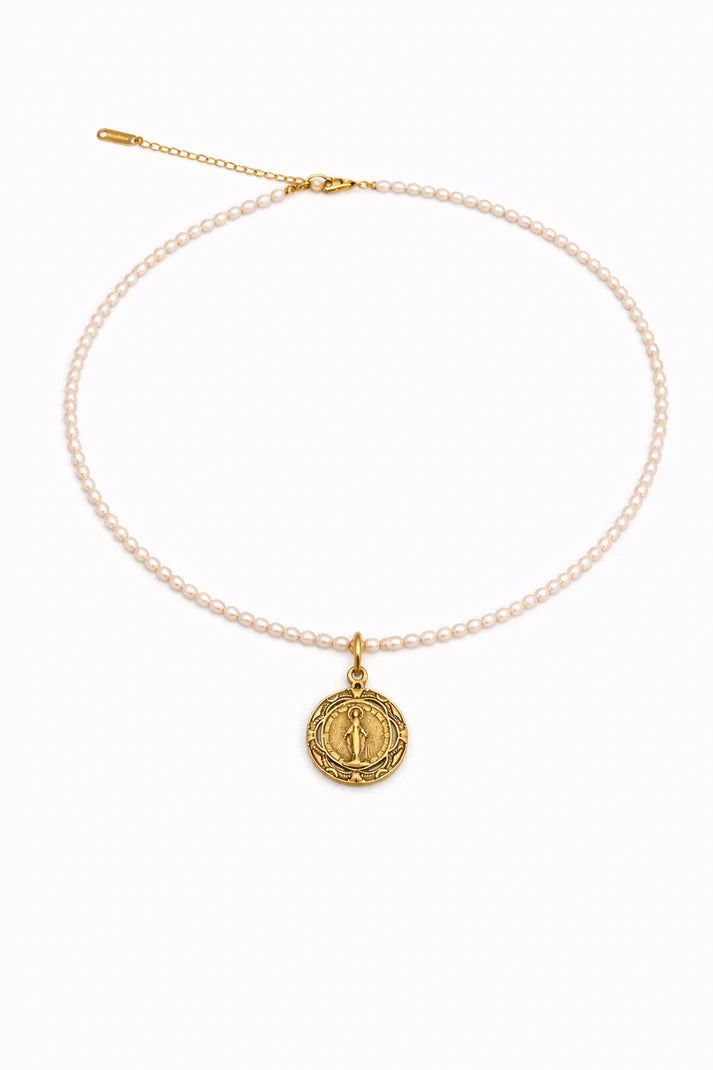 Sacred Pearl Necklace Miraculous Mother
