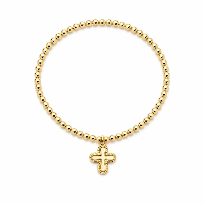 Gold Coast Divine Cross Bracelet