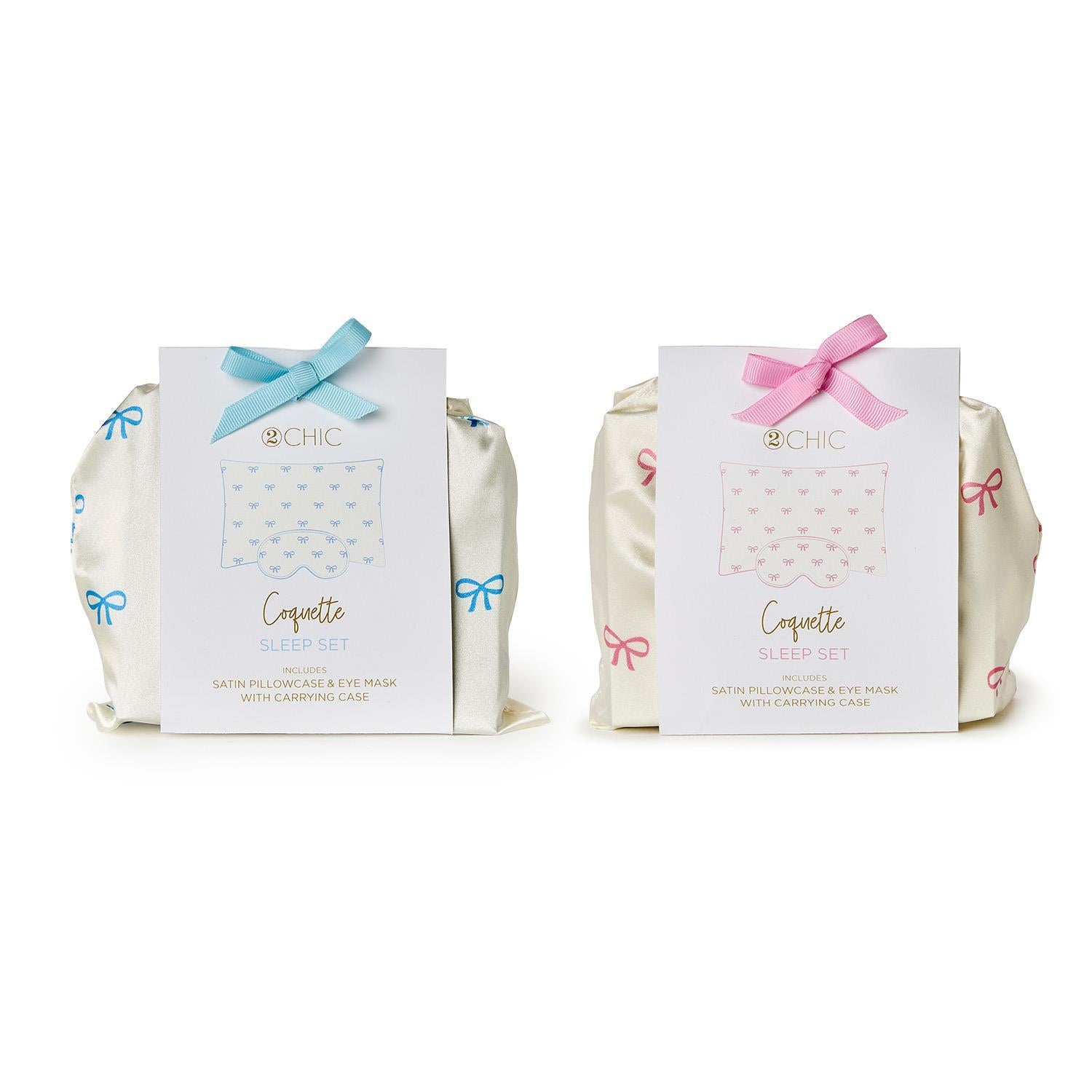 Coquette Pillowcase + Eye Mask Set