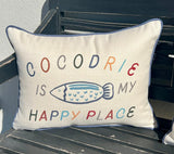 Happy Place Camp Pillow