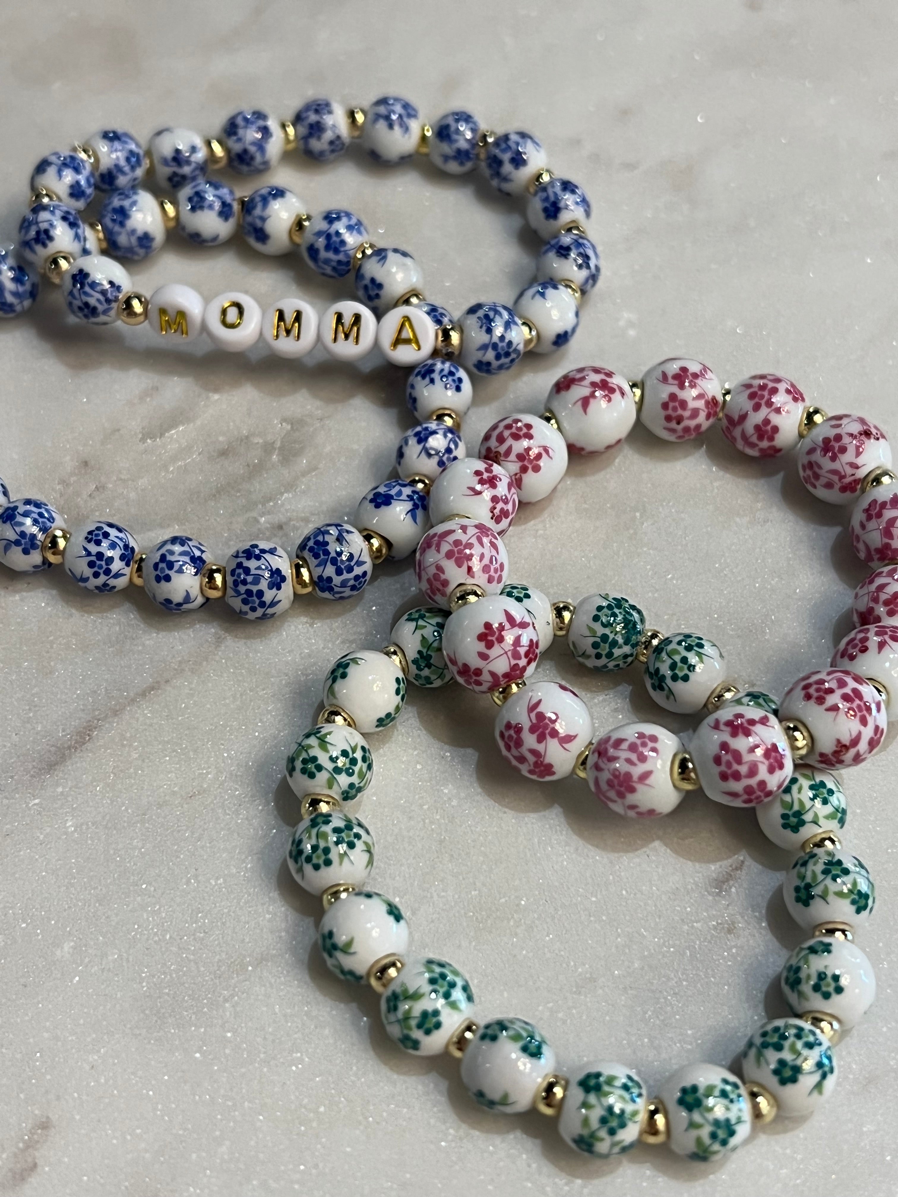 Porcelain Beaded Bracelets