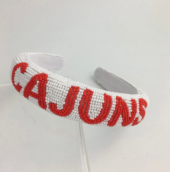 Beaded Cajuns Headband