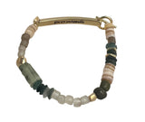 Hidden Message Bracelet - Unstoppable/Chiltonite/Gold