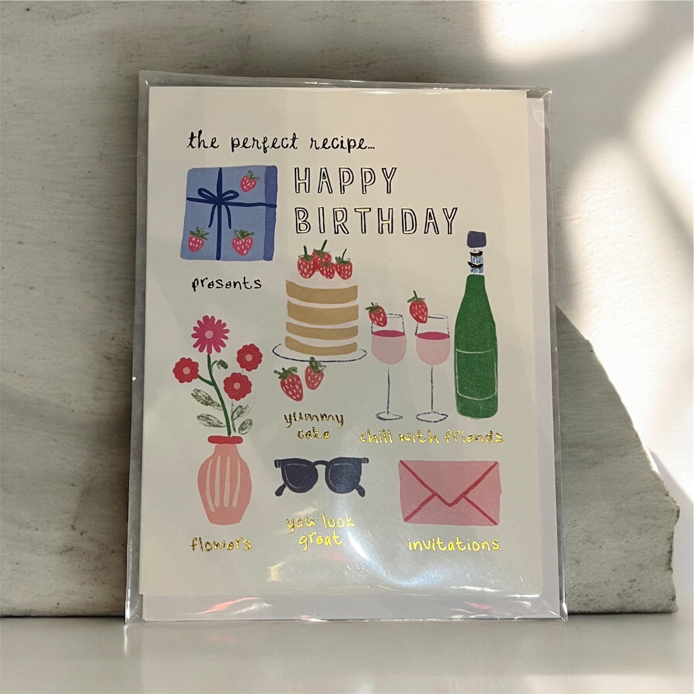 Stannie & Lloyd Greeting Card - The Perfect Recipe