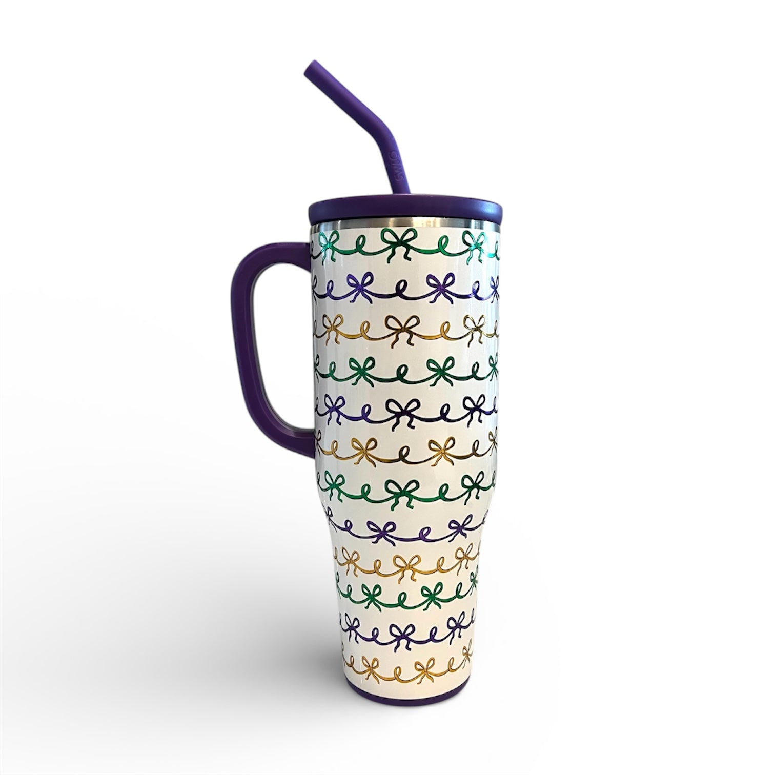 Mardi Gras Bows Mega Mug 40oz