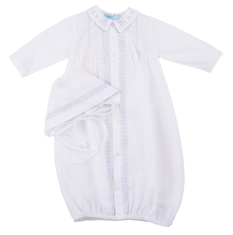 Feltman Brothers Boys Leaf Embroidered Take Me Home Gown