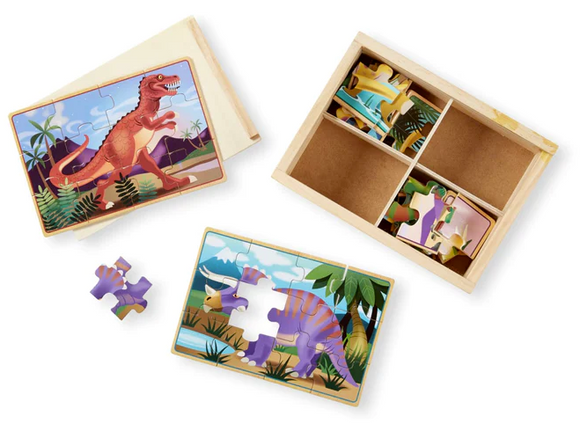 Dinosaur Jigsaw Puzzles in a Box