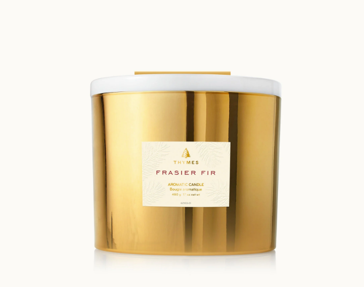 Frasier Fir Gold 3-Wick Candle