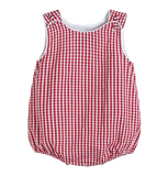 Red Gingham Bubble Romper
