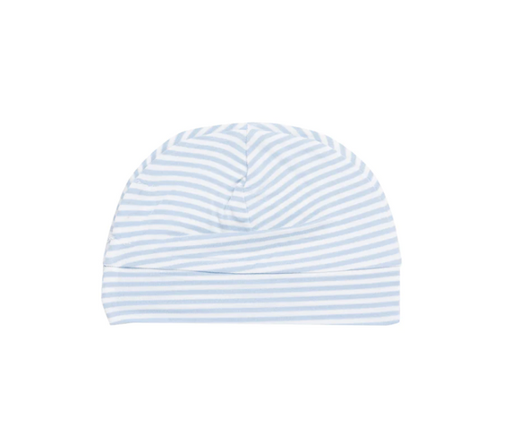 Blue Stripe Baby Beanie Hat