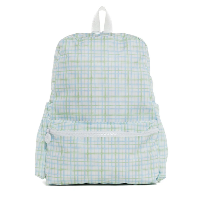 TRVL Classic Plaid Green Backpacker