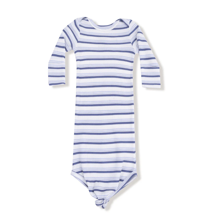 Vintage Stripe - Blue Knotted Gown