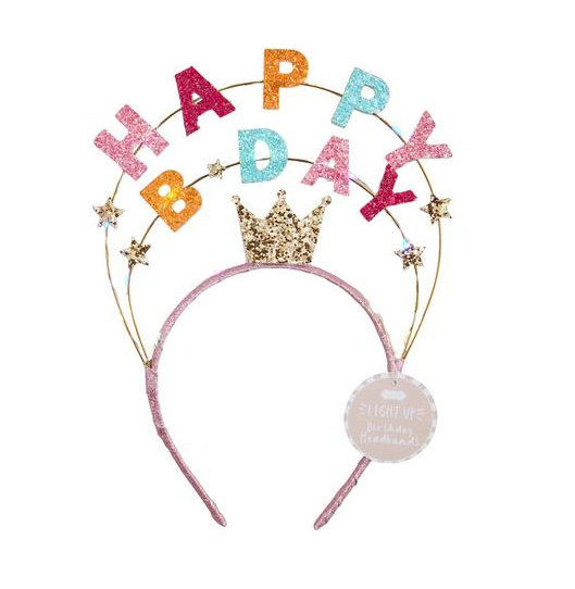 Light Up Happy Birthday Headband