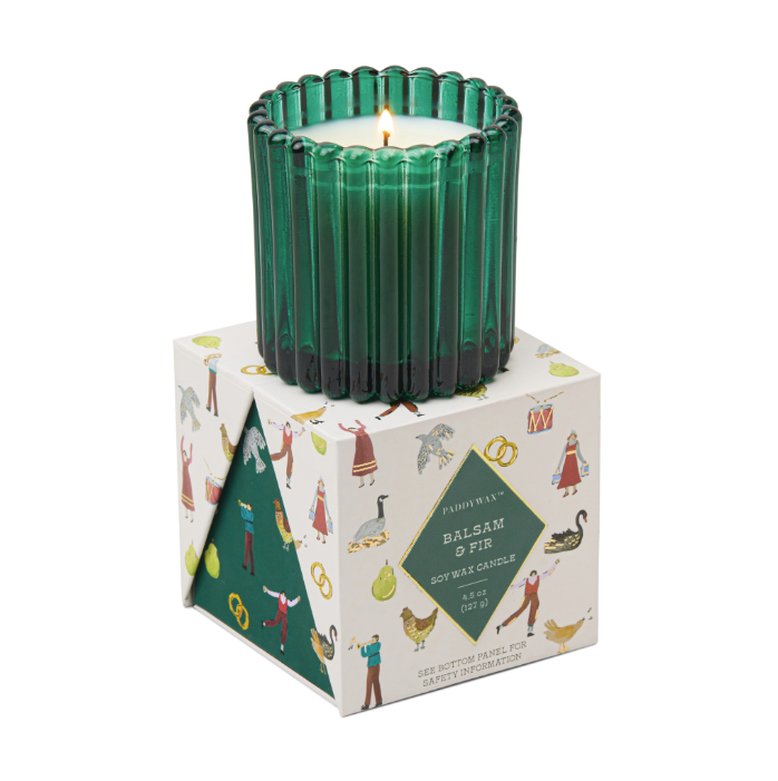 Paddywax Balsam & Fir Boxed Glass Candle