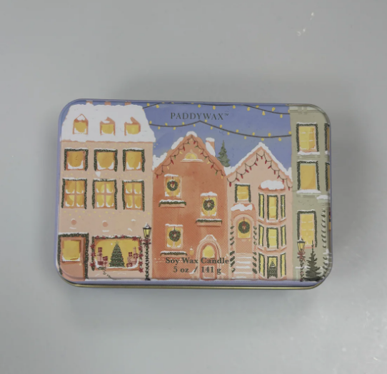 Paddywax Holiday Tin Candle Gingerbread & Vanilla