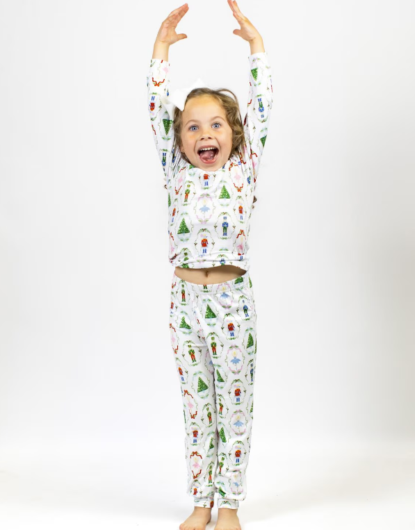 Kid's Nutcracker Waltz Long Sleeve Pajamas
