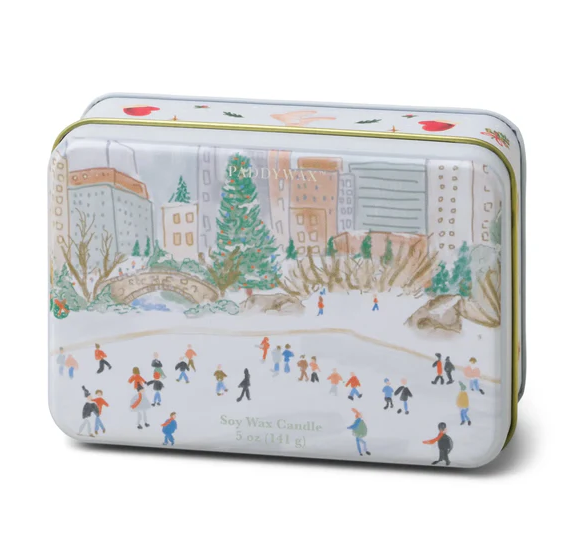 Paddywax Holiday Tin Candle Mistletoe & Mint