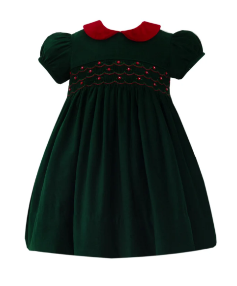 Elizabeth Corduroy Smocked Dress