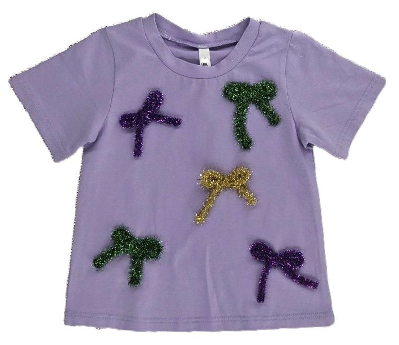 Mardi Gras Bow Shirt
