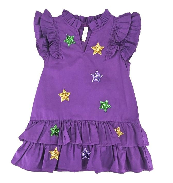 Mardi Gras Stars Dress