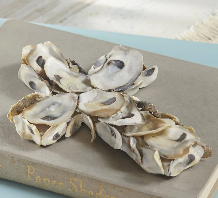 Small Oyster Shell Cross