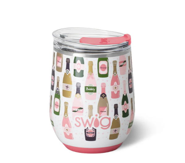Bubbly Stemless Wine 12oz Swig