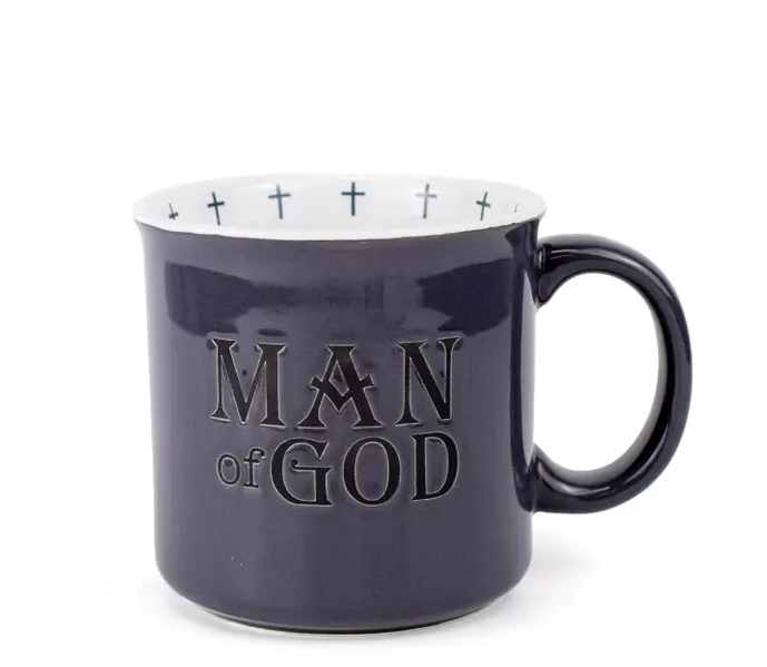 Man of God Mug Gray/Black 14oz