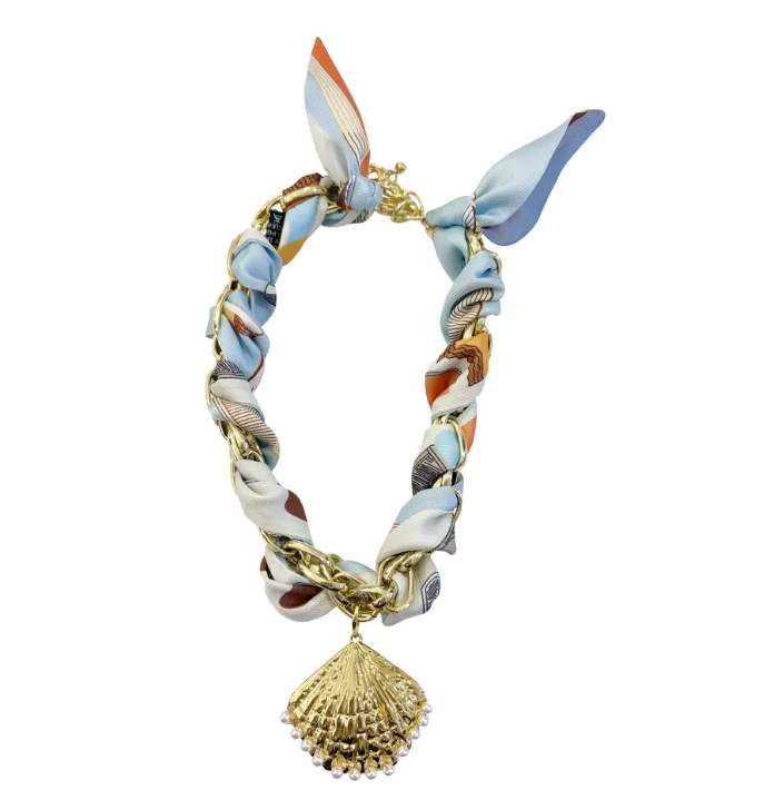 Seaside Scarf Chain Necklace