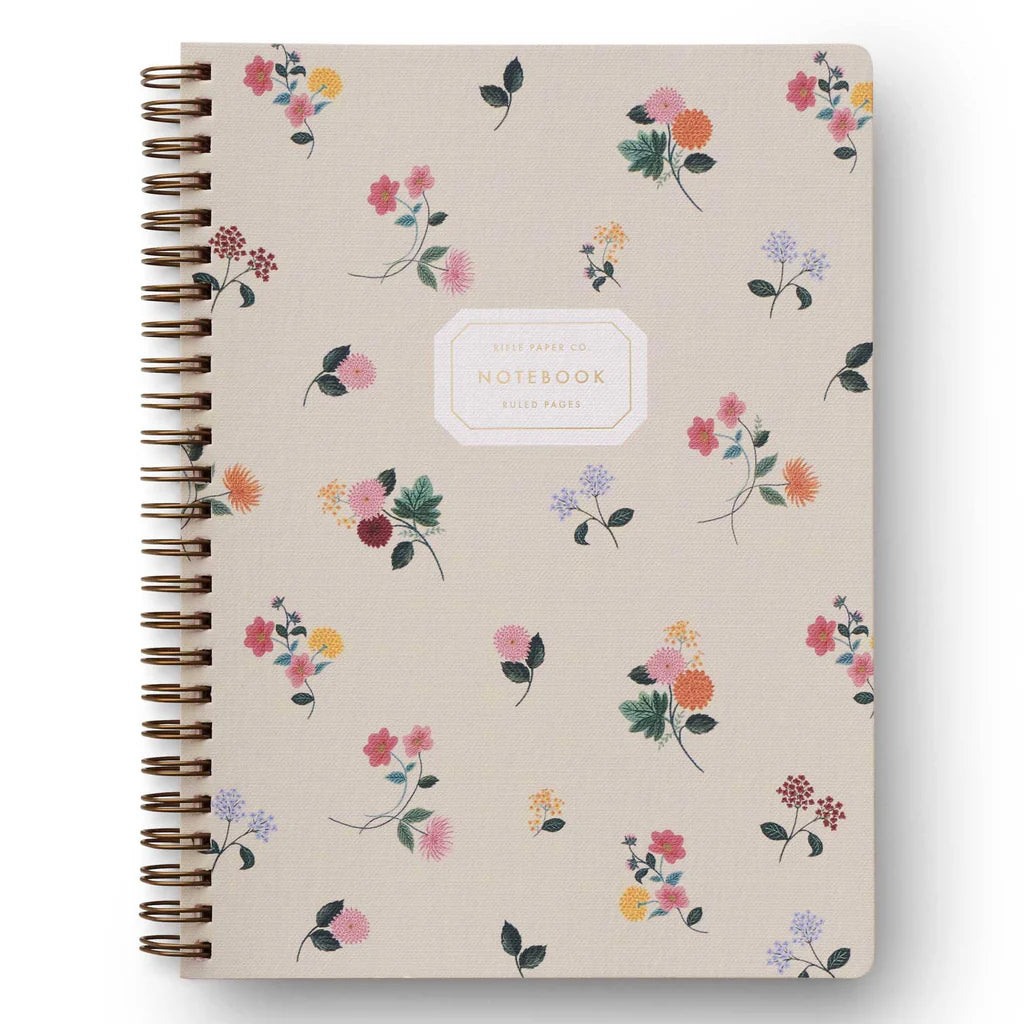 Ditsy Dahlia Spiral Notebook