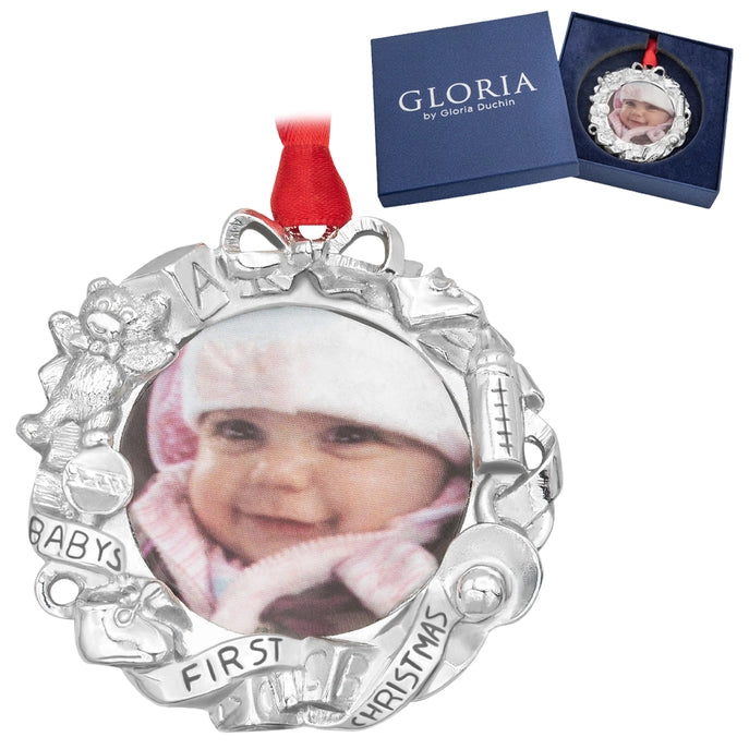 Baby's First Christmas Photo Frame Ornament