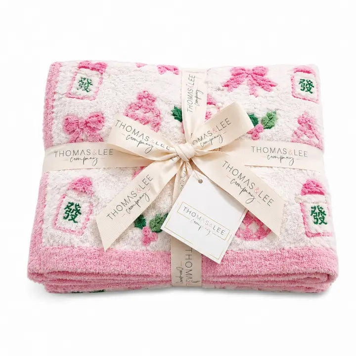 Christmas Mahjong Blanket