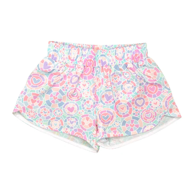 Honesty Kalidescope Heart Shorts