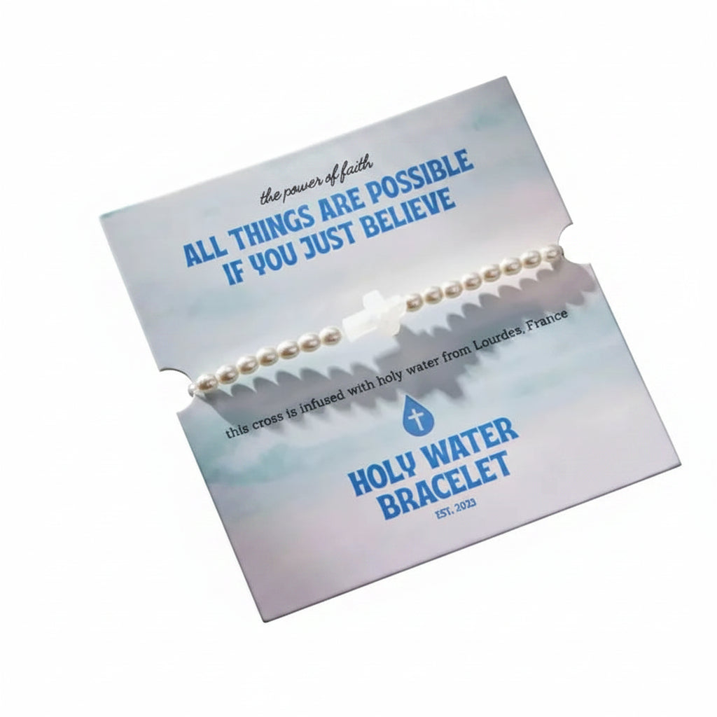 Holy Water Cross Bracelets