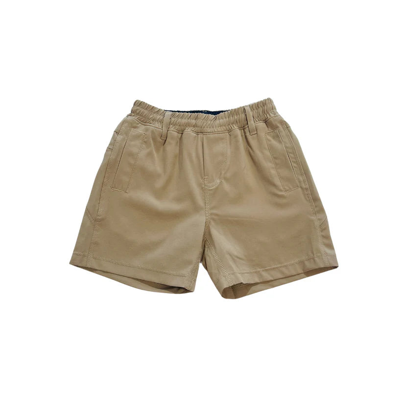Boys Stone Khaki Shorts