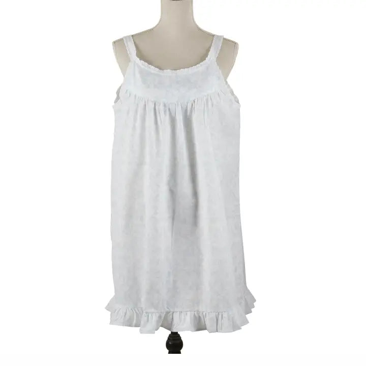 Floral Blossom Nightgown - Light Blue