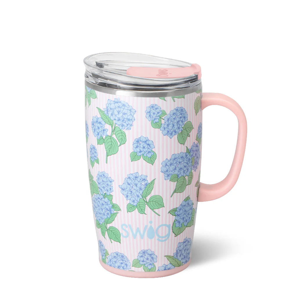 Swig Hydrangeas Travel Mug - 18oz