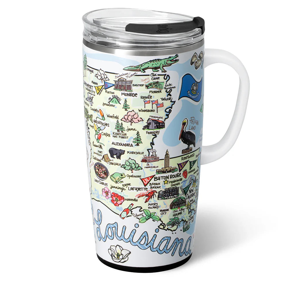 Louisiana Travel Mug 22oz