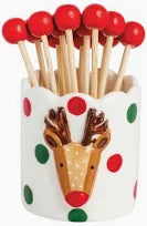 reindeer toothpick holder
