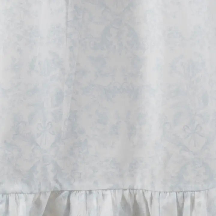 Floral Blossom Nightgown - Light Blue