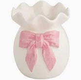 Big Bow Ruffle Bud Vase